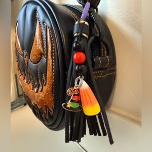 Halloween Candy Corn Purse Charm